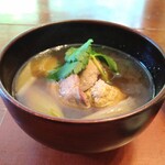 ろあん松田 - 鴨汁(オプション)