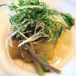 ろあん松田 - 焼き茄子とツルムラサキの煮物