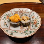 京都 いと - 寿司にも雲丹を使用 202209