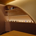 京都 いと - 店内の設え 202209