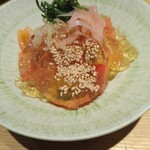 焼鳥 山もと - 冷やしトマト