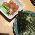 焼鳥 山もと - きんかんの溜まり醤油漬け