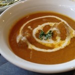 ナマステNIPPON - ナマステNIPPONスペシャルランチのカレー。この量が２皿＋サラダ＋グリルお肉＋ビッグナン食べ放題＋スープかドリンクで¥1200 でした！