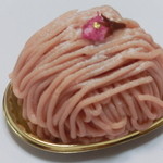 洋菓子工房 青い鳥 - 桜モンブラン　３３０円
