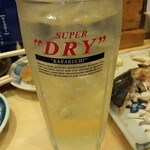 かかし屋 - 梅酒ソーダ