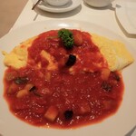 フォーシーズンズカフェ - 夏野菜のリゾット風オムライス