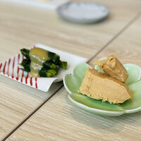 菅乃屋 銀座通り店 - 一文字ぐるぐると豆腐の味噌漬け