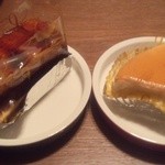 菓子工房 レジェール・ソルティ - ビクトリア（260円）&チーズケーキ（180円）