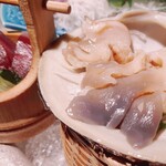 きじま - 厚切り鰹と北寄貝