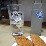 信濃路 - レモンサワー、中少な目