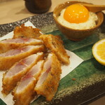 Sushi Tempura Itadaki - レア鰺フライ