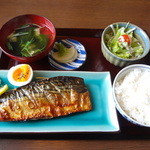 味亭花の家 - 肉厚鯖塩定食　800円