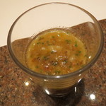 カンテサンス - テット・ド・コションと豚足のスープ