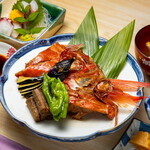 Kaisen Ryourishokujidoko Ahoudori - ランチ　金目鯛の煮付