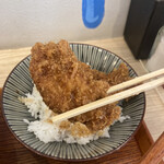 ひもかわ桐生 - ミニカツ丼