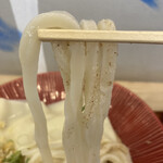 ひもかわ桐生 - 普通のうどんもあるでよ（相盛り）