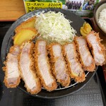 とんかつ 栄ちゃん - 上からアフター