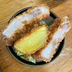 とんかつ 栄ちゃん - かとう丼作成過程