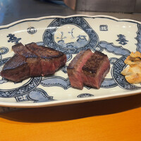 喜扇亭 名古屋ミッドランドスクエア店 - 焼き加減はレアでお願いしました。
