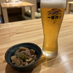 Sumibiyaki Izakaya Shou - 生ビール、おとうし