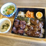 焼肉食堂 ブリスケ - ブリスケ・サガリ定食（1254円）2022年9月