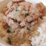 いろり庵きらく - 豚丼は塩味