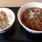 いろり庵きらく - ミニ豚丼セット　690円