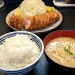 吉平 - ぼーひれ180＠2500円、ライス＠200円、わさび追加＠50円