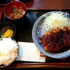 Kenchanshokudou - 日替わり  厚切りとんかつ定食  ( 味噌 )
