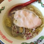 金町製麺 - 貝と蟹味噌の塩そば