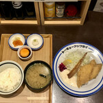 トーキョーアジフライ - 手仕込みアジフライ定食1500円