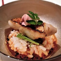 鮨 そら - 長崎県対馬産炙りのど黒とのど黒肝の小丼　