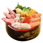 Specially selected Sapporo morning market bowl (top)