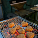 久保田屋食品 売店 - おまけ。こちらは八王子自宅にて。焼きおにぎり屋さん、やったら売れるかな〜？！(  ´艸`)笑♪