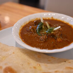 ベンガルビストロ スナリ - 1種類カレーセット(骨付きマトン)@税込900円