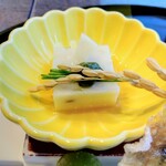 千羽鶴 - 茗荷豆腐