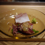 鮨 魯山 - 春子鯛～蛍烏賊～☆