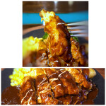 Ougon Yaki Anion - ◆黄ごん焼き（鶏のピカタ）の鶏肉は柔らかく、デミグラスソースと共に頂くと美味しい。 ボリュームタップリでこれだけでお腹一杯になります。