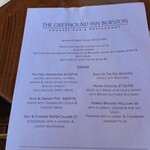 The Greyhound Inn - メニュー