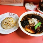 ちとせ - ラーメン(¥430)と小チャーハン(¥300)のセット