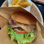 GHOST BURGER さんさき坂本店 - BLTバーガーコンボ（890円）