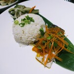 Plaza Premium First lounge - Barramundi with Nyonya Sause