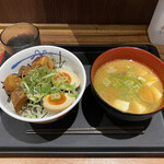 松屋 - 魯肉飯＋豚汁