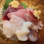 海鮮料理 あじや - おまかせ刺し盛り1,100円アップ