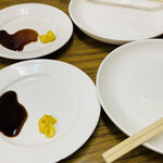 華風料理一芳亭 - ソース＆からしそして・・・醤油＆からし