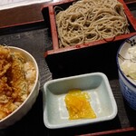 酒処 へぎそば 越後 - へぎそばとミニ天丼