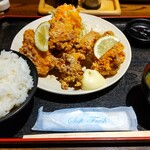 Tsukasatei - 鶏の唐揚げ定食　930円