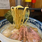 中華そば 児ノ木 - ちぢれ中太麺