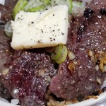 塩そば専門店 桑ばら - 本鮪喉肉丼と塩かけそば
