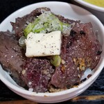 塩そば専門店 桑ばら - 本鮪喉肉丼と塩かけそば